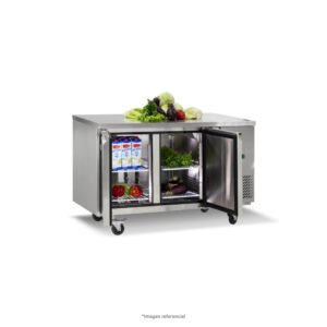 Mesa Refrigerada de 2 puertas sólidas de 280 litros